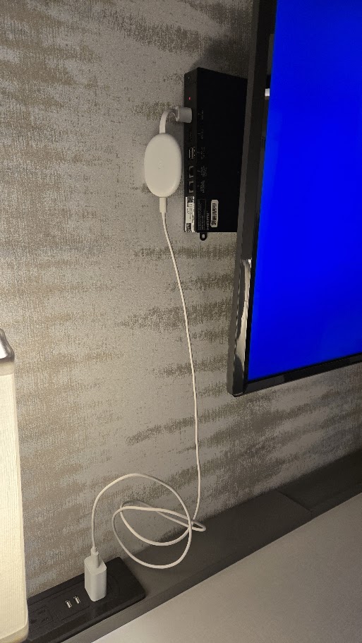 Chromecast with Google TV Powered by Dedicated Wall Adapter