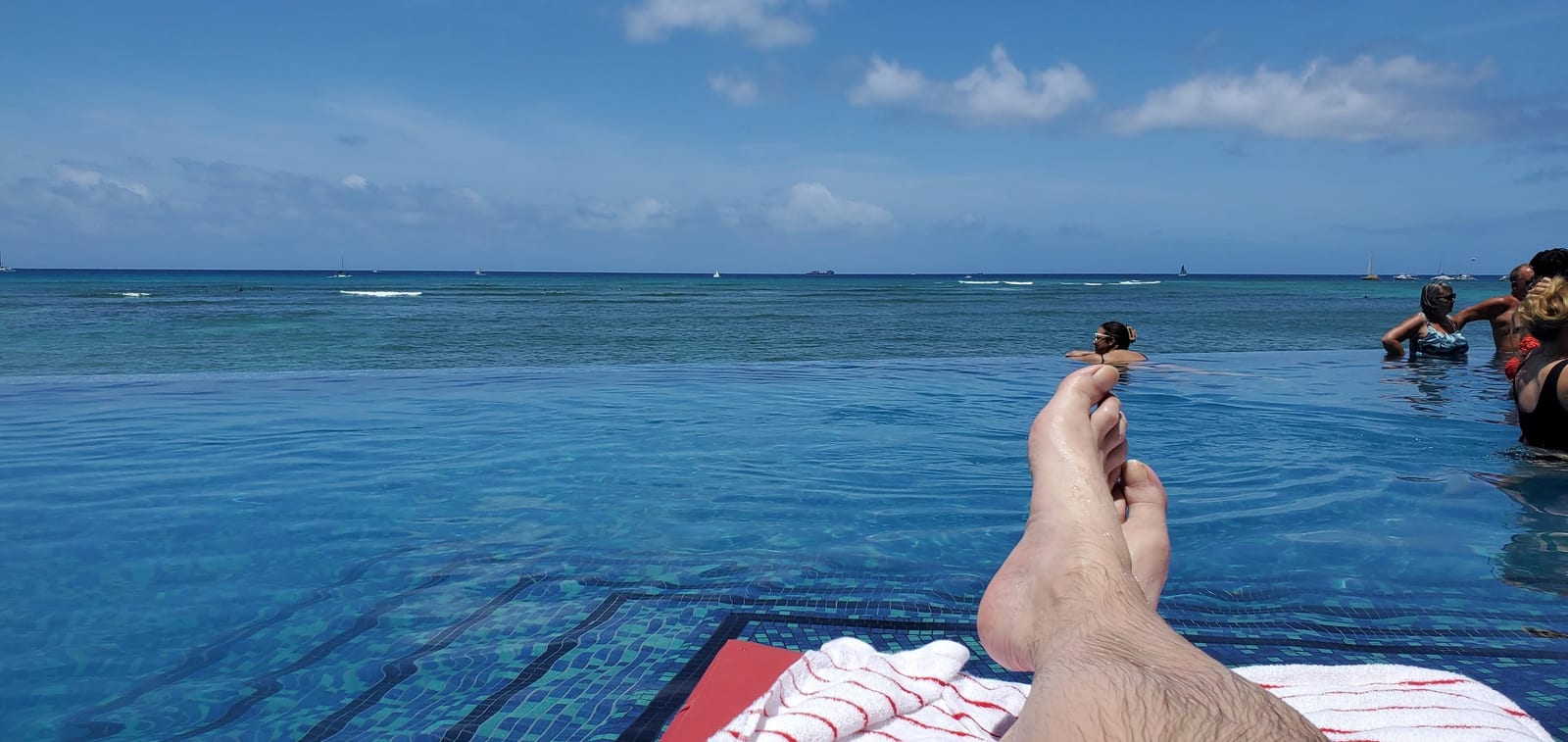 The Edge Infinity Pool from Water Lounger #2