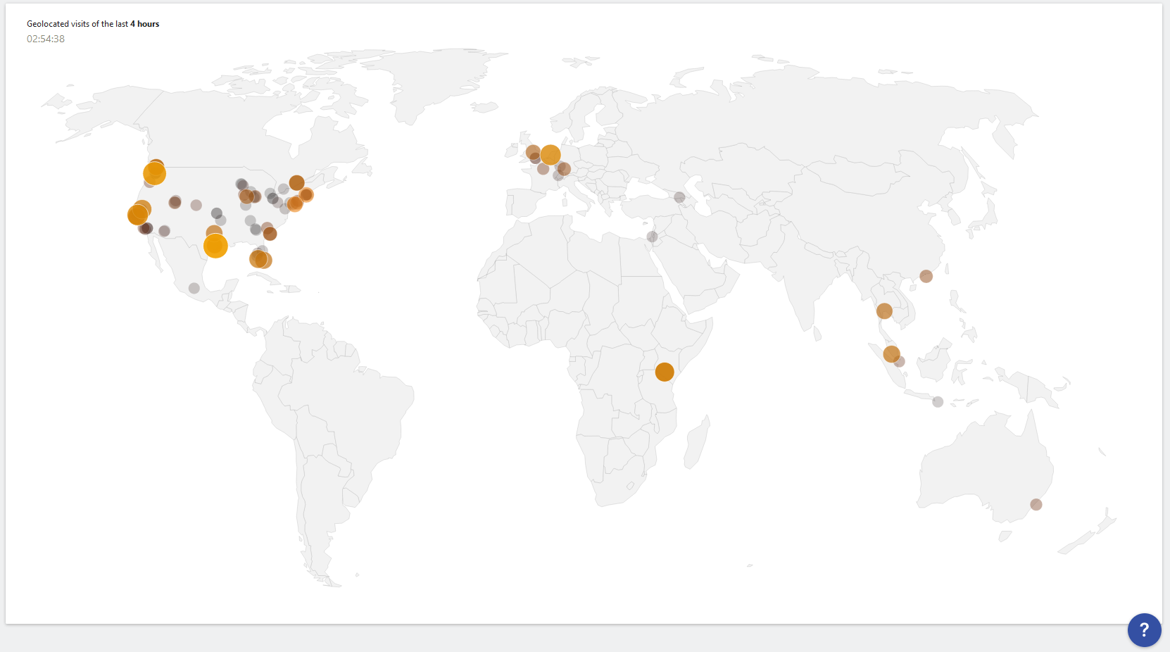 Geolocated Visits Map