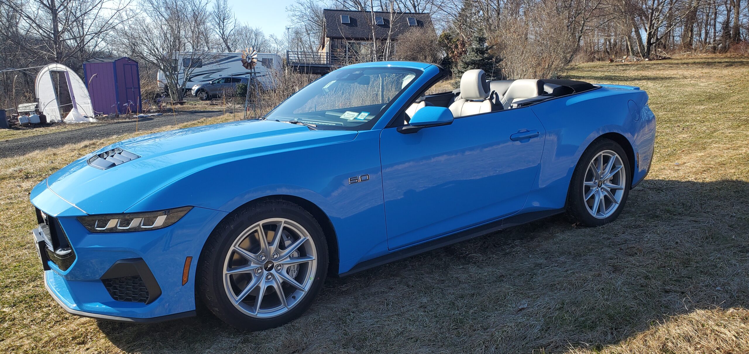 2024 Mustang GT Interior Leather Seats