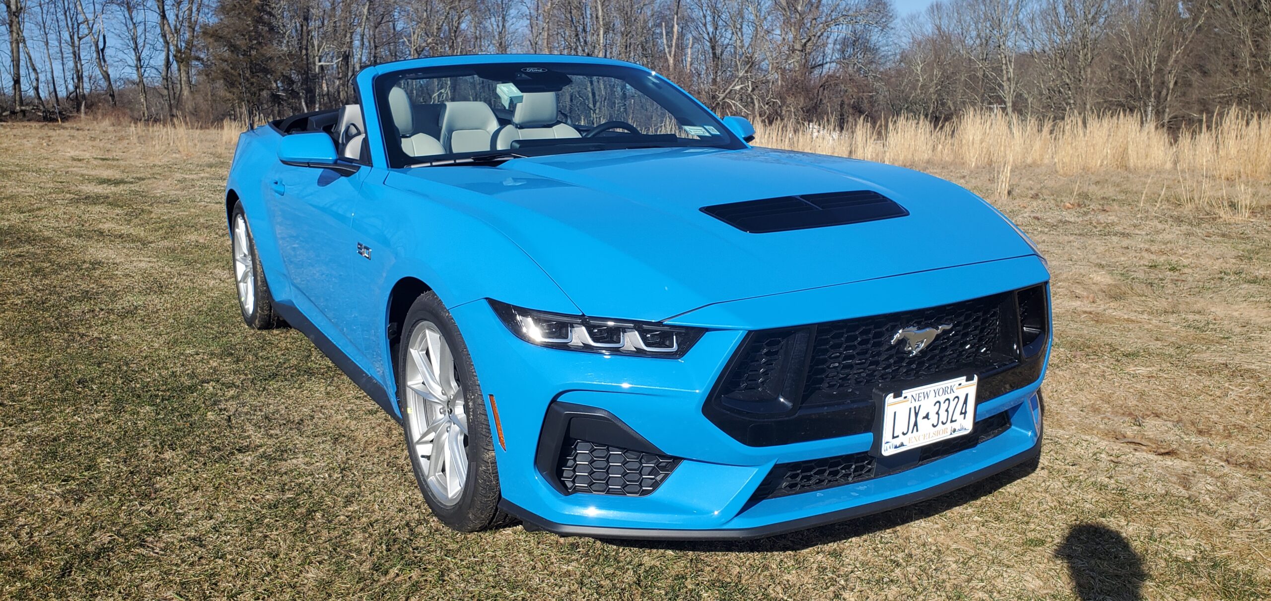2024 Mustang GT Top Down Driver Side